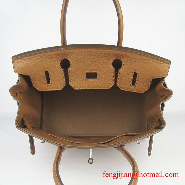 Hermes Birkin 30cm Togo Leather Bag Light Coffee 6088 Hermes Birkin 30cm Togo Leather Bag Light Coffee 6088